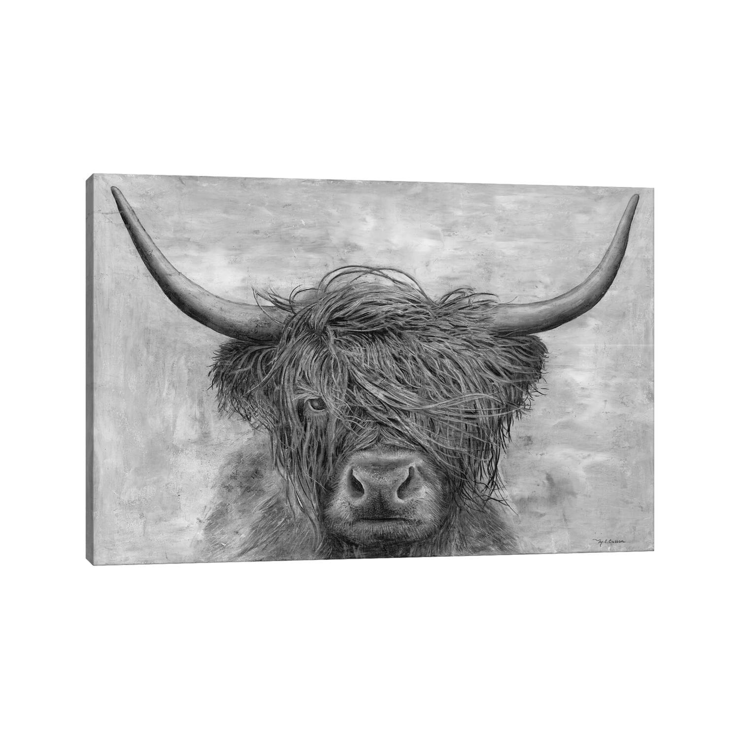 Icanvas Norwegian Bison By Marie Elaine Cusson