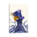 Icanvas Octopus Nautical Hat By Fab Funky Canvas Print