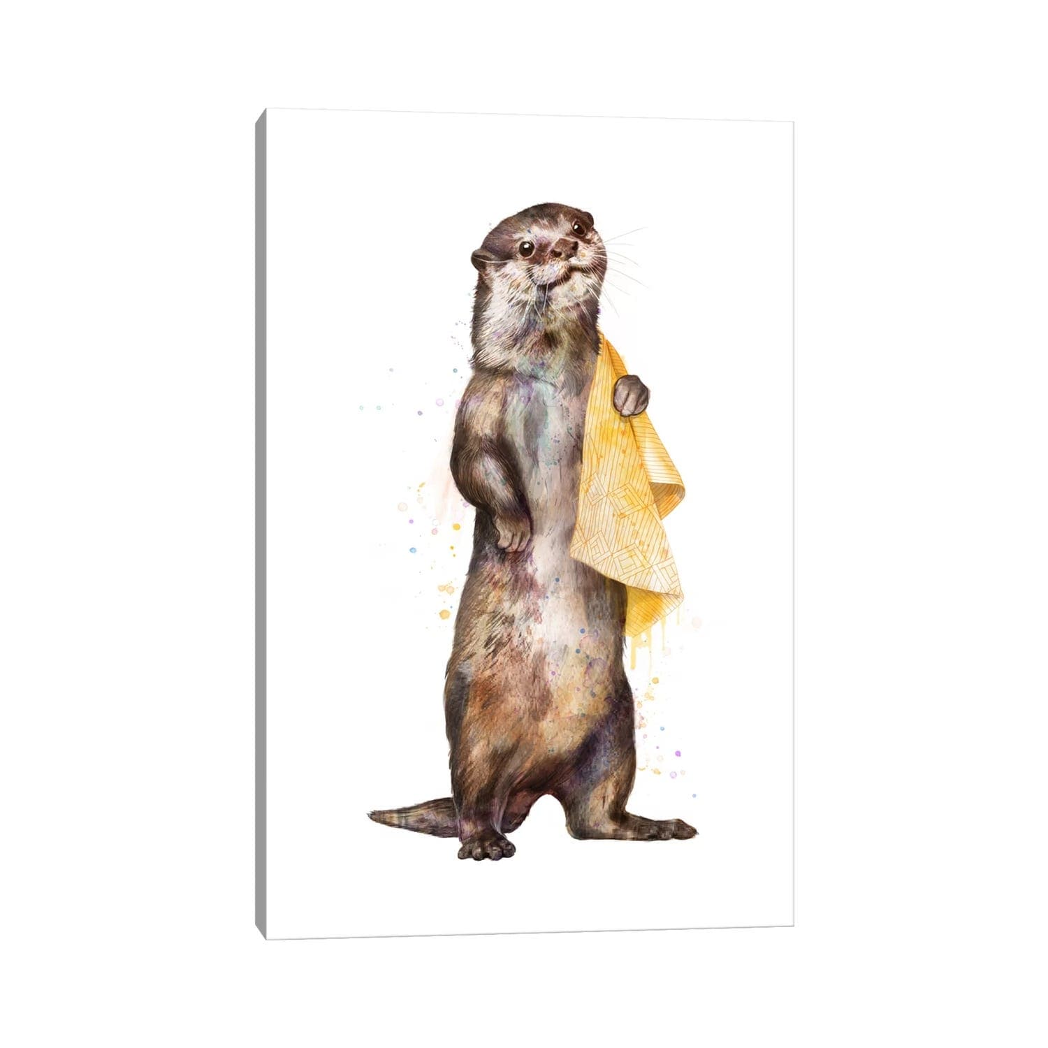Icanvas Otter By Laura Graves Canvas Print