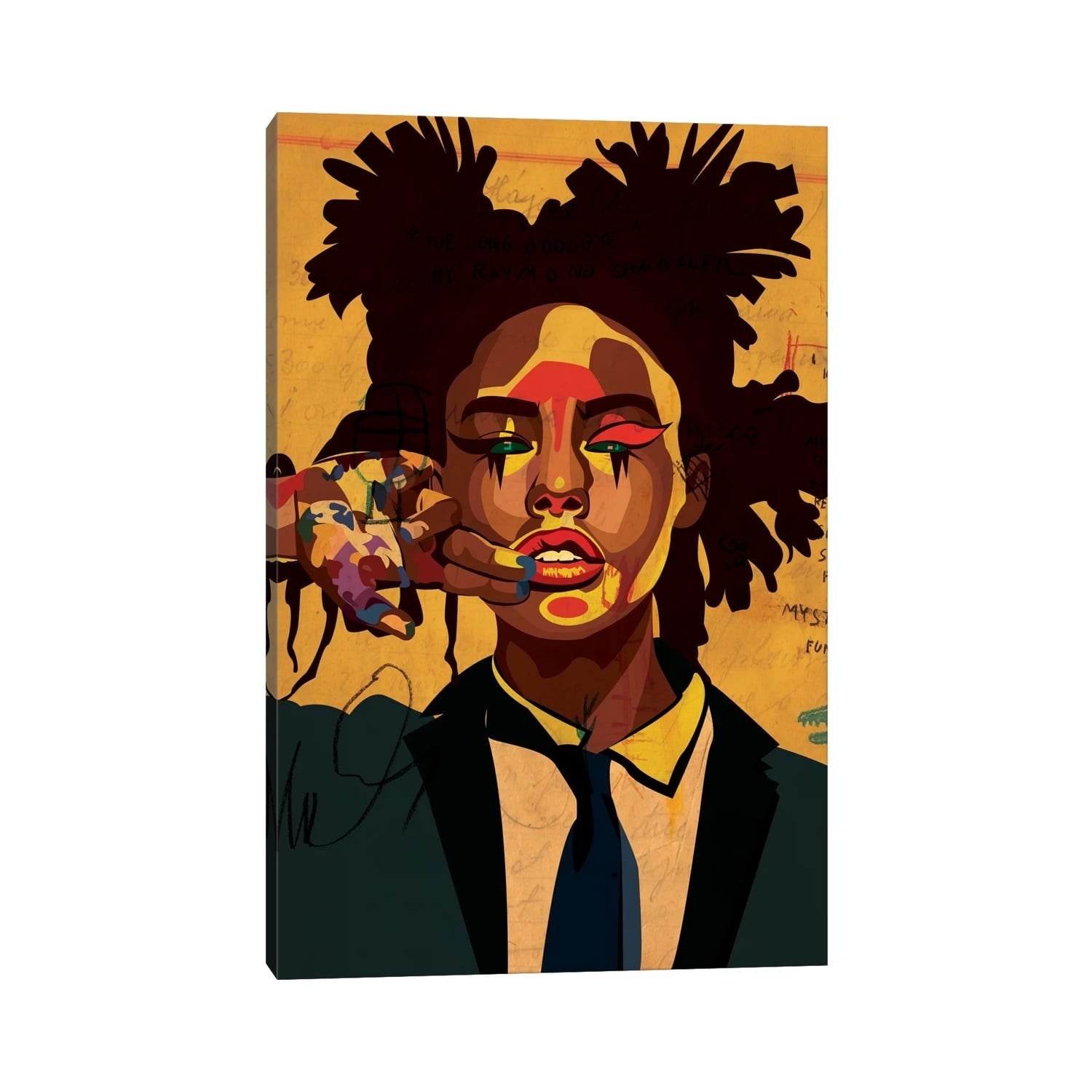 Icanvas Painter Girl By Dai Chris Art Canvas Print