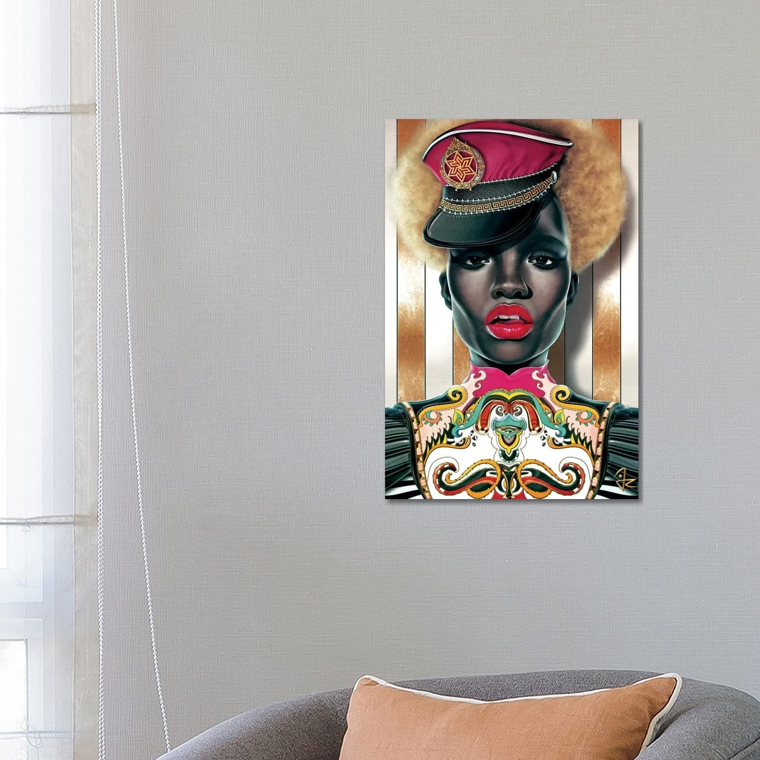 Icanvas Paisley By Giulio Rossi Canvas Print