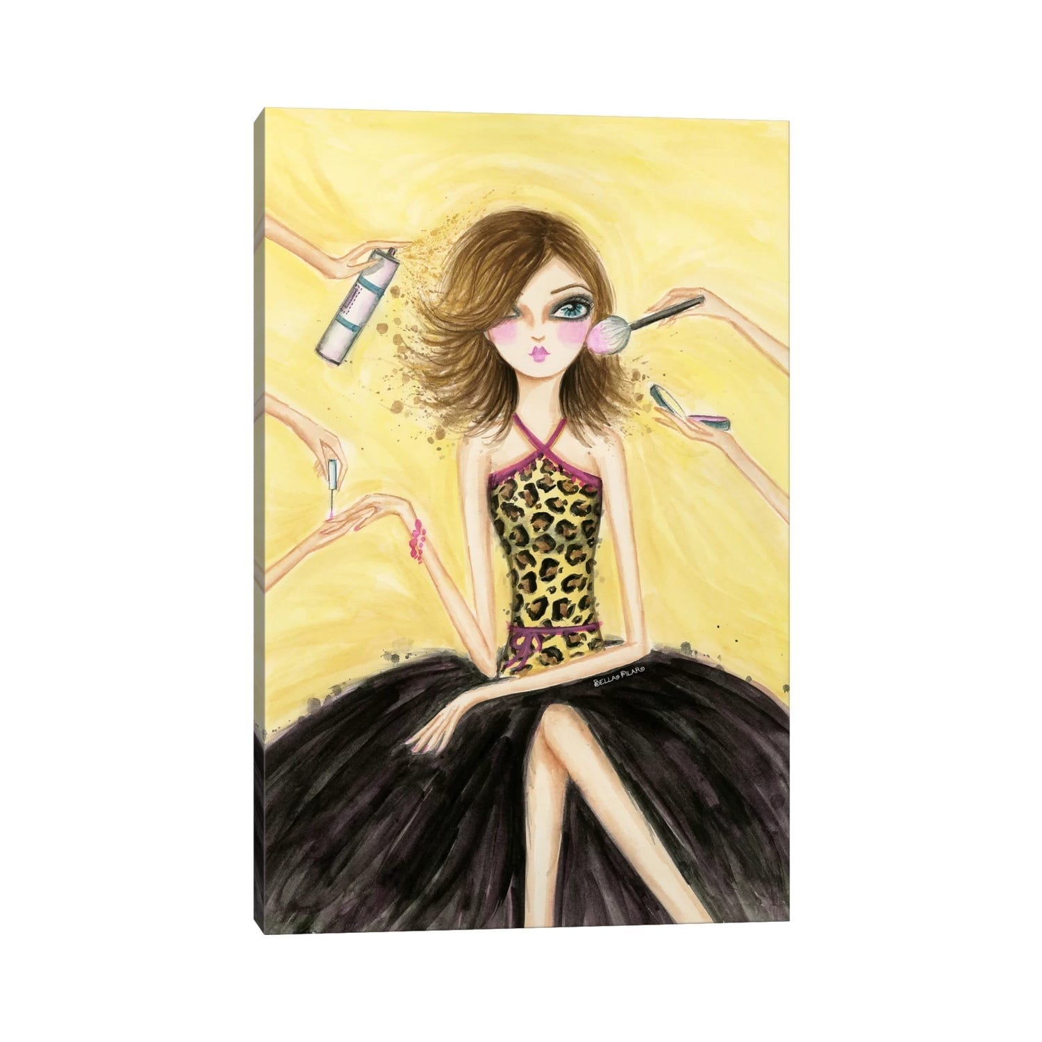 Icanvas Date Night Pamper Yourself By Bella Pilar Canvas Print