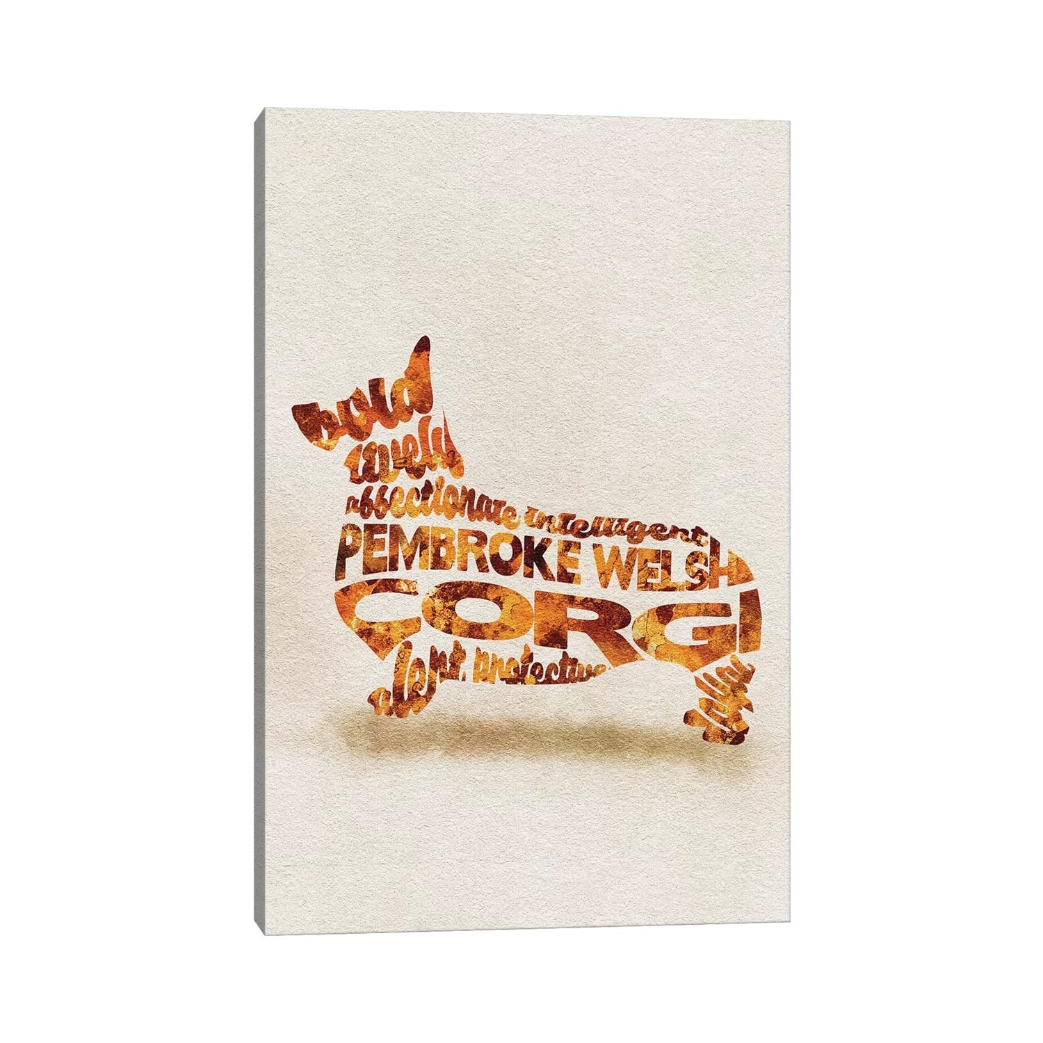 Icanvas Pembroke Welsh Corgi By Ayse Deniz Akerman Canvas Print