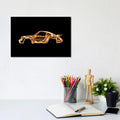 Icanvas Porsche 911 Turbo By Octavian Mielu Canvas Print