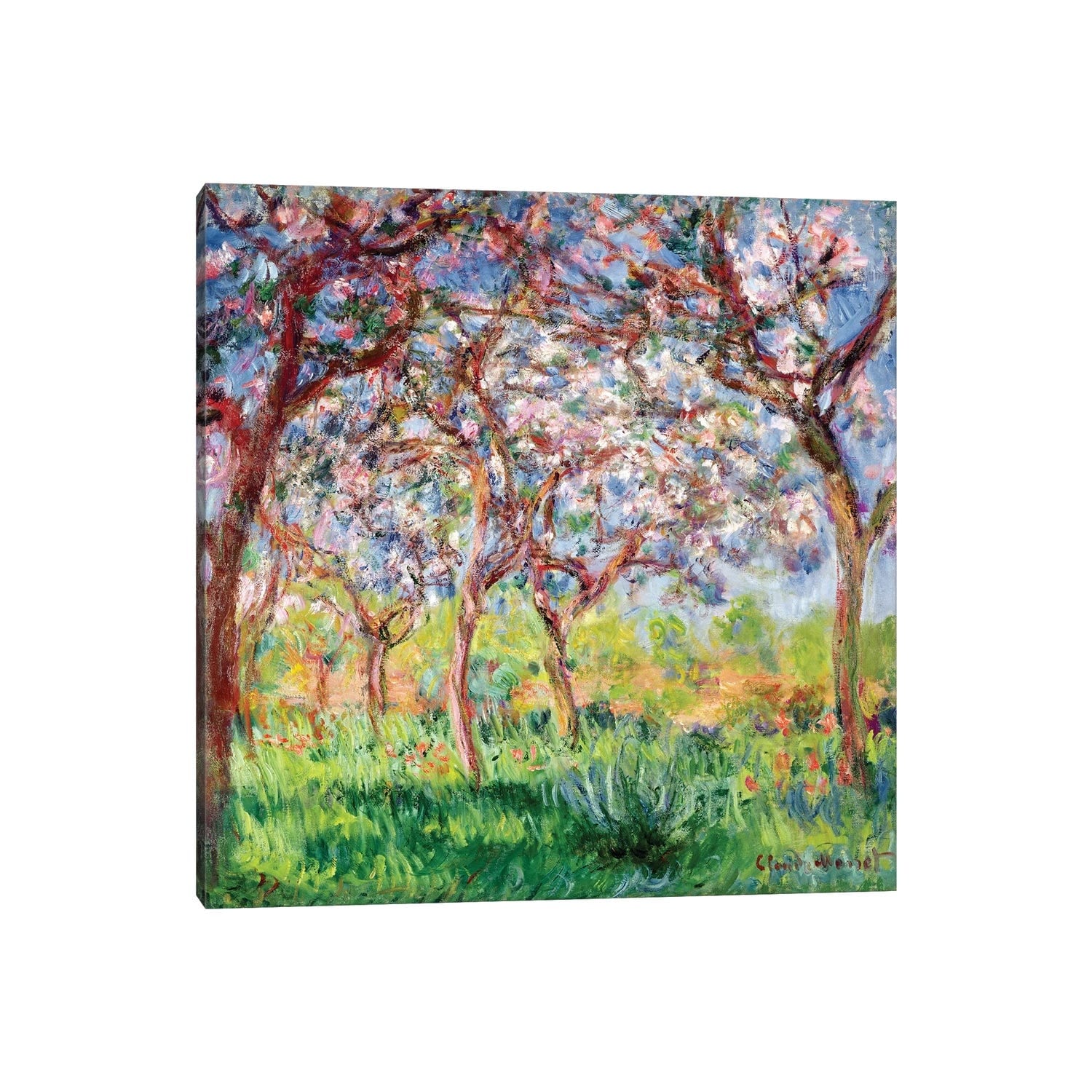 Icanvas Printemps A Giverny 1903 By Claude Monet
