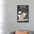 Icanvas Chalkboard Series Quality Lambs By Jennifer Redstreake Canvas Print