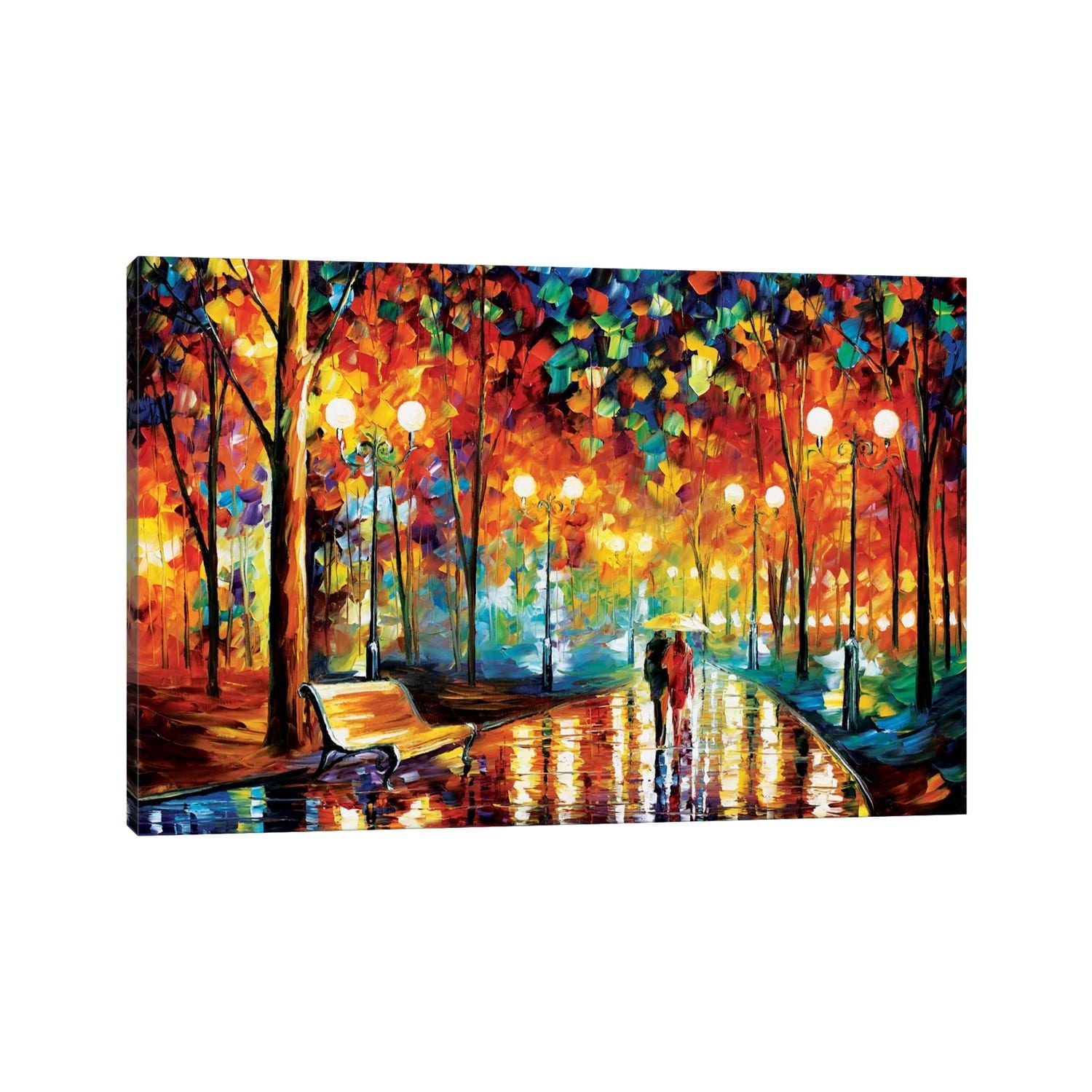 Icanvas Rains Rustle Ii By Leonid Afremov Canvas Print