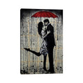Icanvas Rainy Hearts By Loui Jover Canvas Print