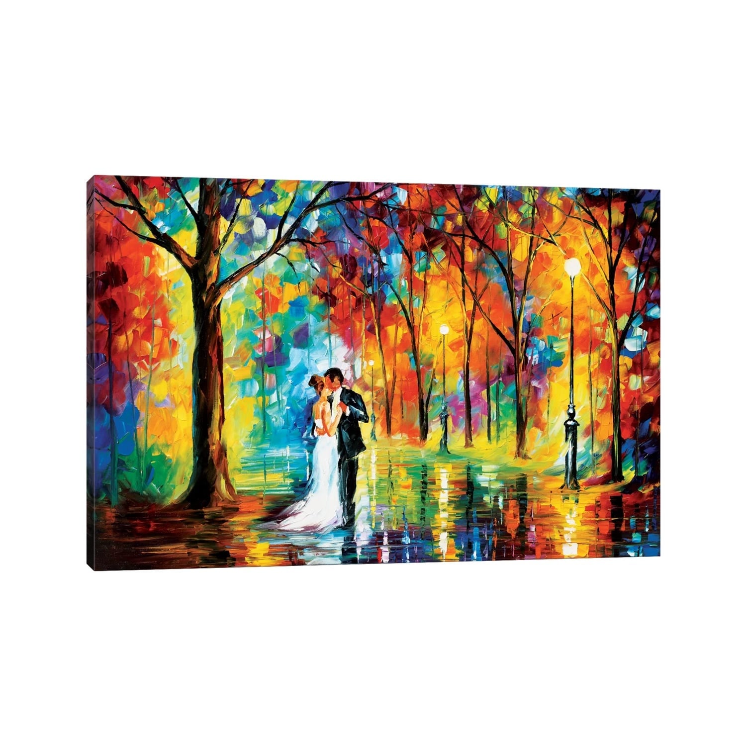 Icanvas Rainy Wedding By Leonid Afremov Canvas Print