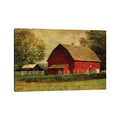 Icanvas Red Barn By Graffi Tee Studios
