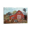 Icanvas Red Country Barn By Marie Elaine Cusson
