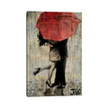 Icanvas Red Umbrella By Loui Jover Canvas Print