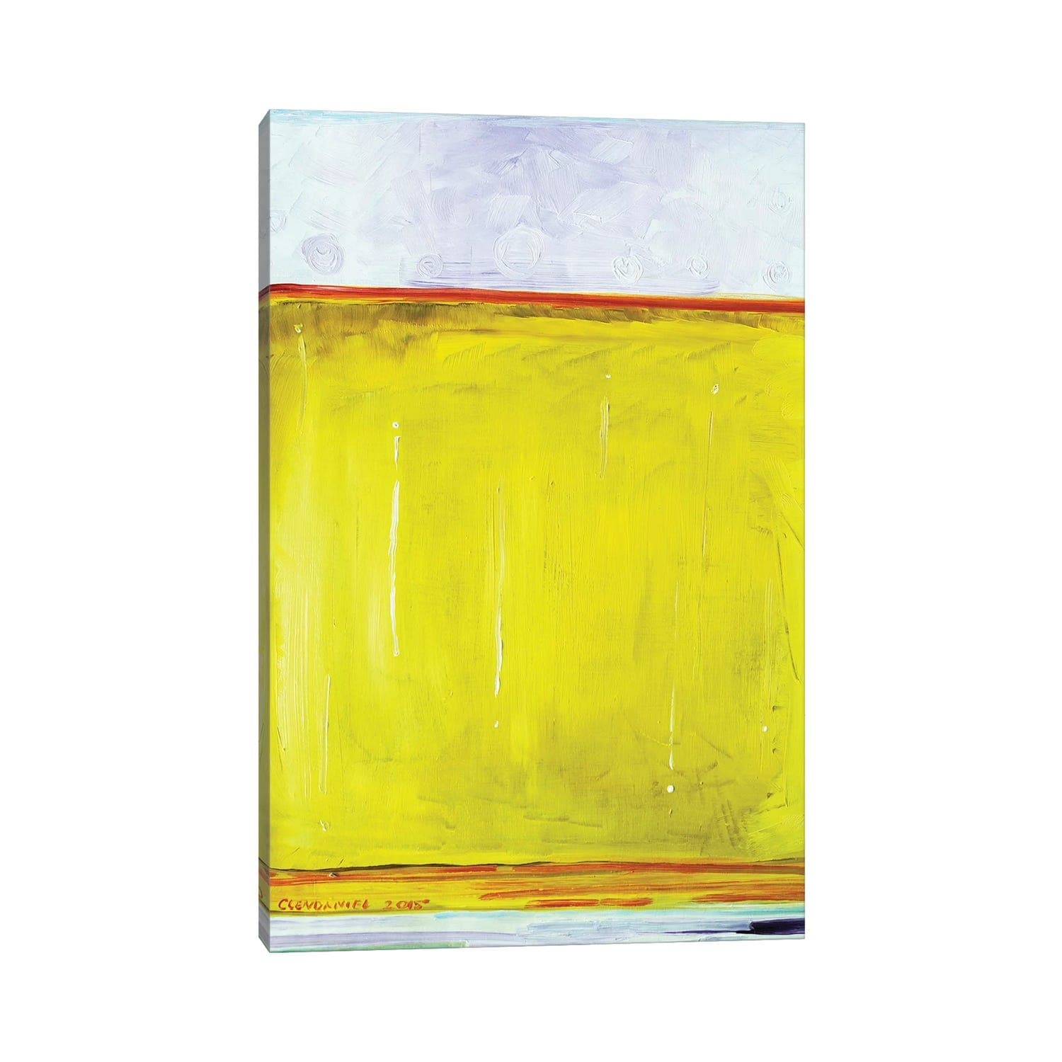 Icanvas Rothko Pint By Scott Clendaniel Gallery Wrapped Canvas Print