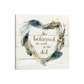 Icanvas She Believed She Could By Carol Robinson Gallery Wrapped Canvas Print