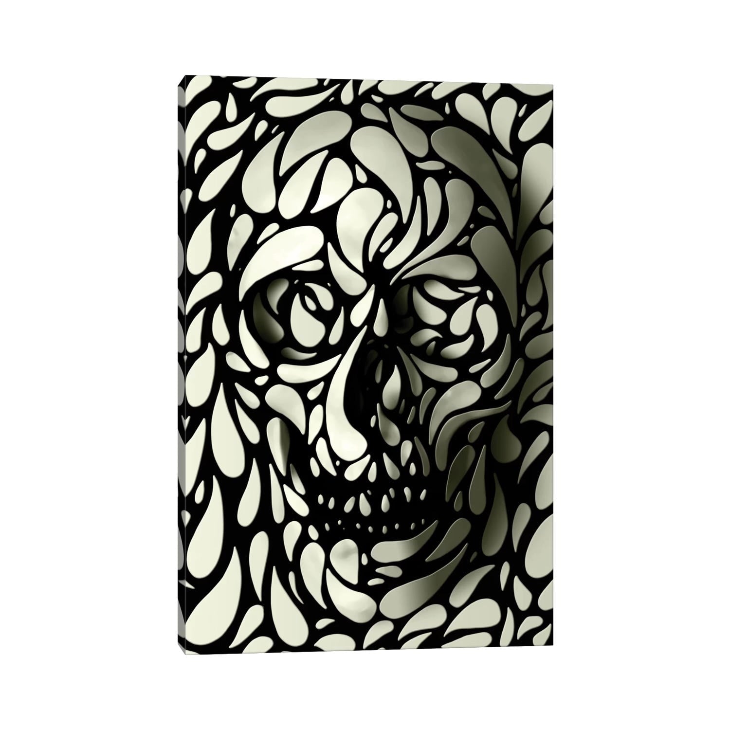 Icanvas Skull 4 By Ali Gulec Canvas Print
