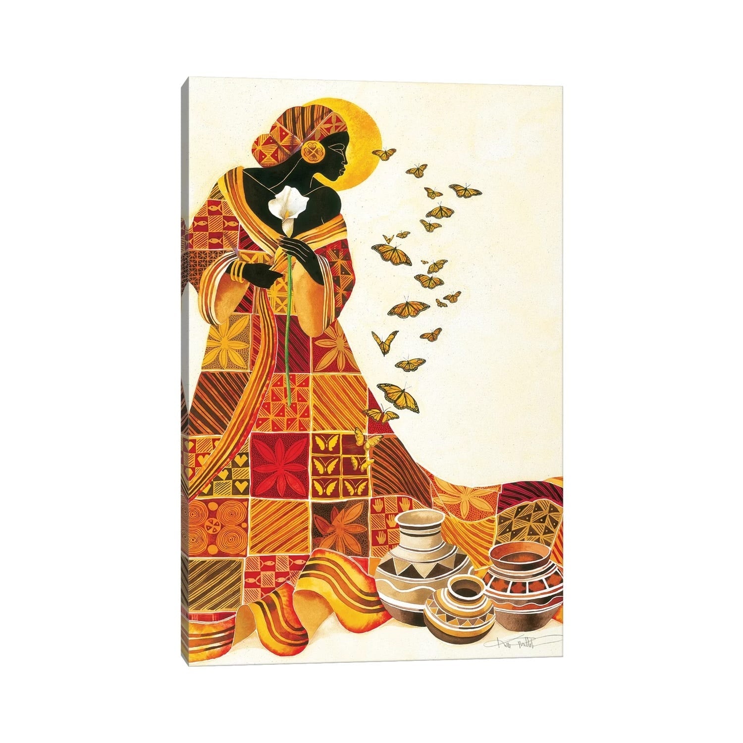Icanvas Souls Flight Cropped By Keith Mallett Canvas Print