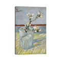 Icanvas Vincent Van Gogh Sprint Of Flowering Almond Blossom In A Glass Canvas Print Wall Art