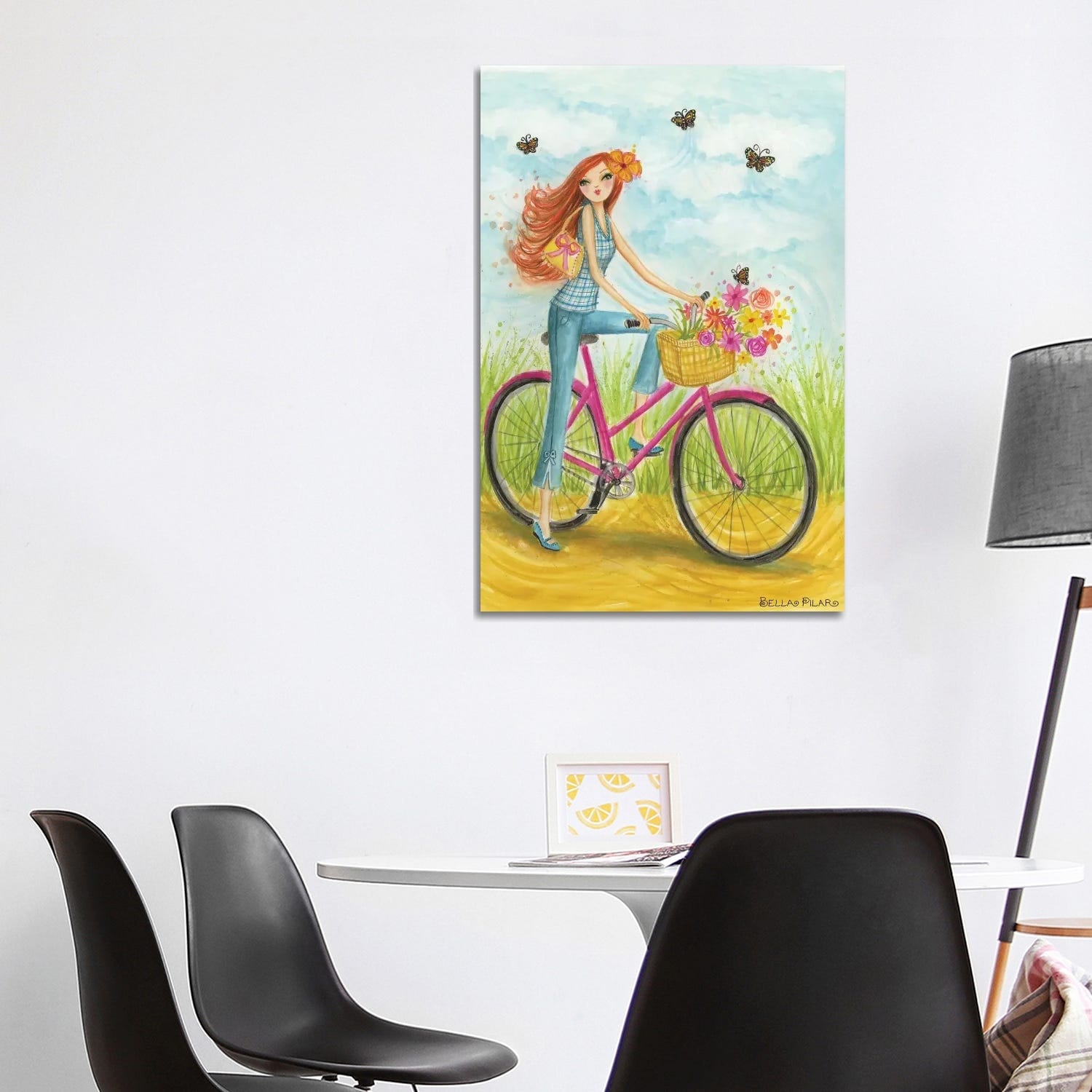 Icanvas Sprung Bicycle Ride By Bella Pilar Canvas Print