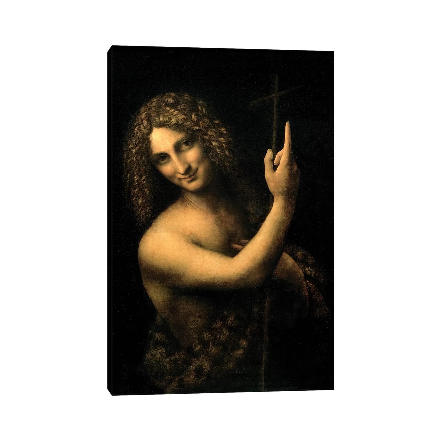 Icanvas St. John The Baptist 1513 16 By Leonardo Da Vinci