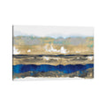 Icanvas Strata In Blue Gold By Rachel Springer