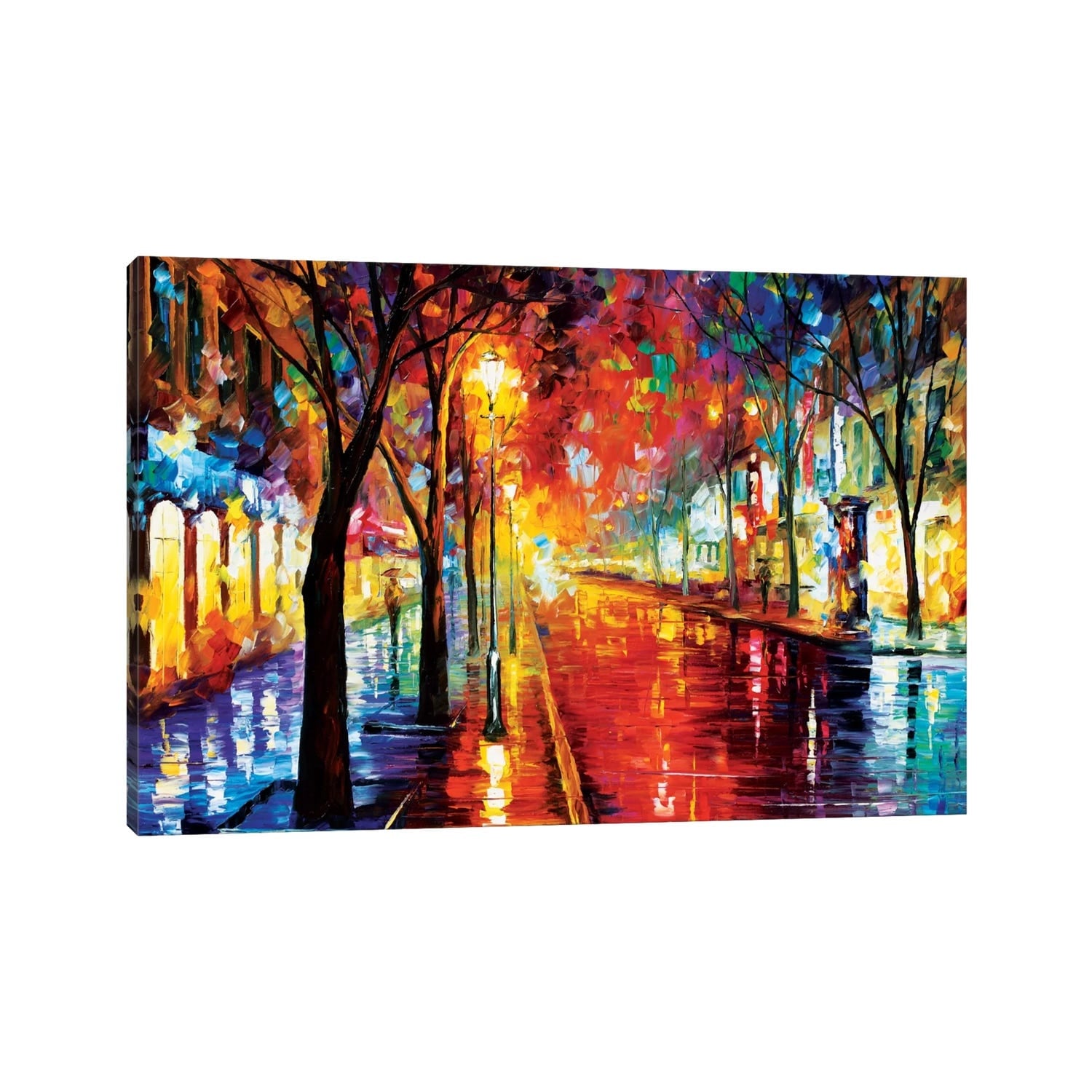 Icanvas Street Of The Old Town By Leonid Afremov Canvas Print