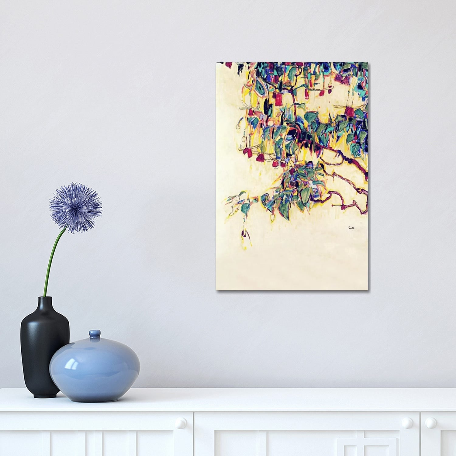 Icanvas Sun Tree By Egon Schiele Canvas Print