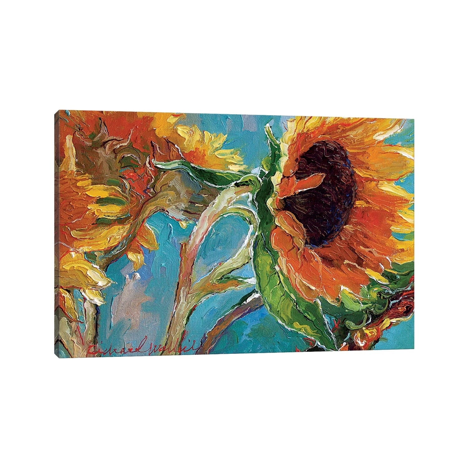 Icanvas Sunflowers V By Richard Wallich Canvas Print