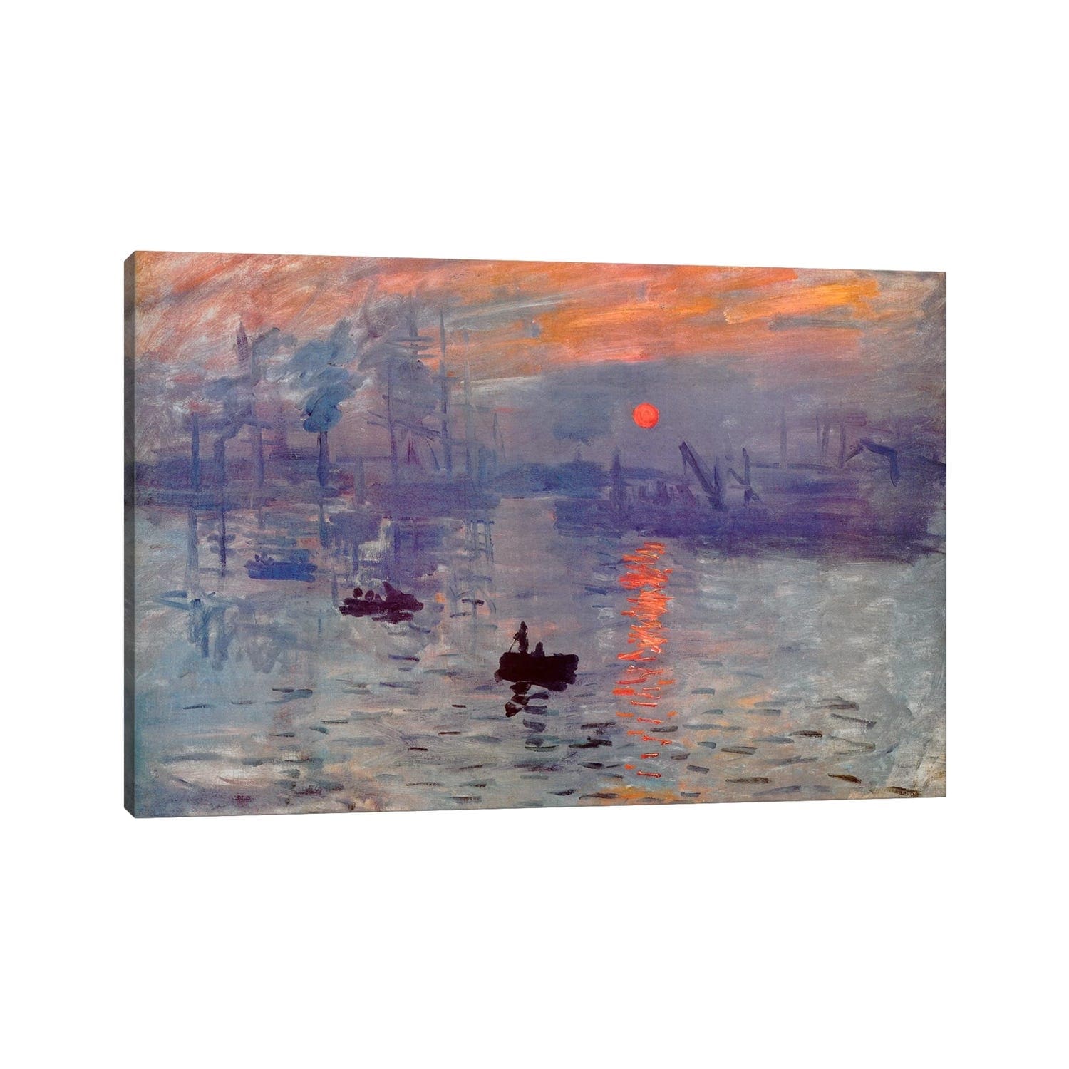 Icanvas Sunrise Impression By Claude Monet Canvas Print