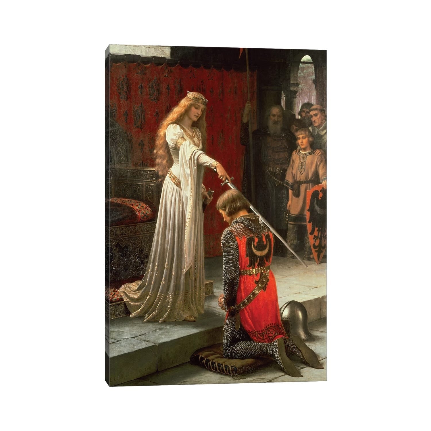 Icanvas The Accolade 1901 By Edmund Blair Leighton