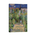 Icanvas The Artists Garden At Vetheuil 1880 By Claude Monet