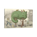 Icanvas Illustrations From The Night Gardner The Cat Tree By Eric Fan Canvas Print