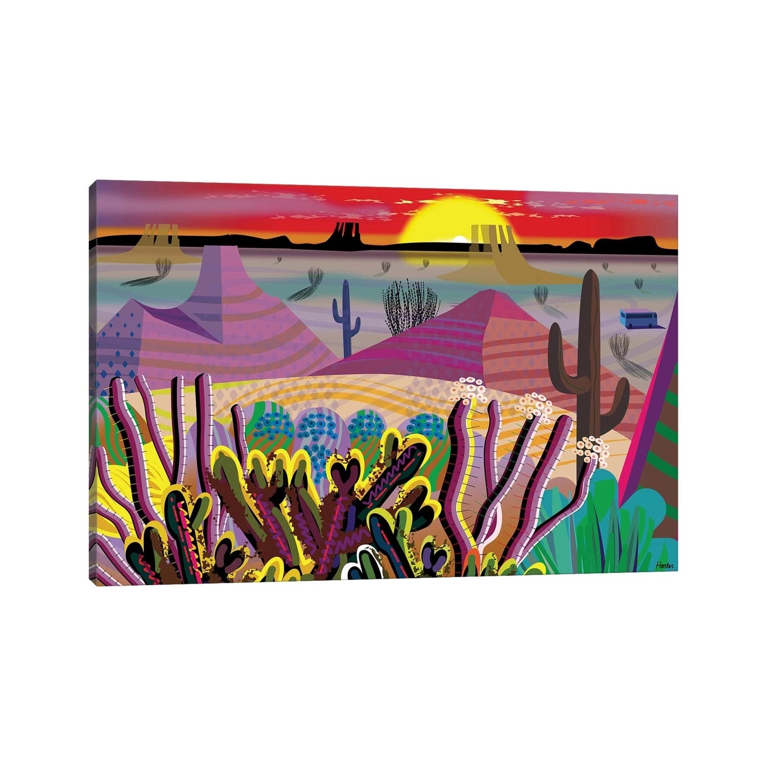 Icanvas The Desert Within You By Charles Harker Gallery Wrapped Canvas Print