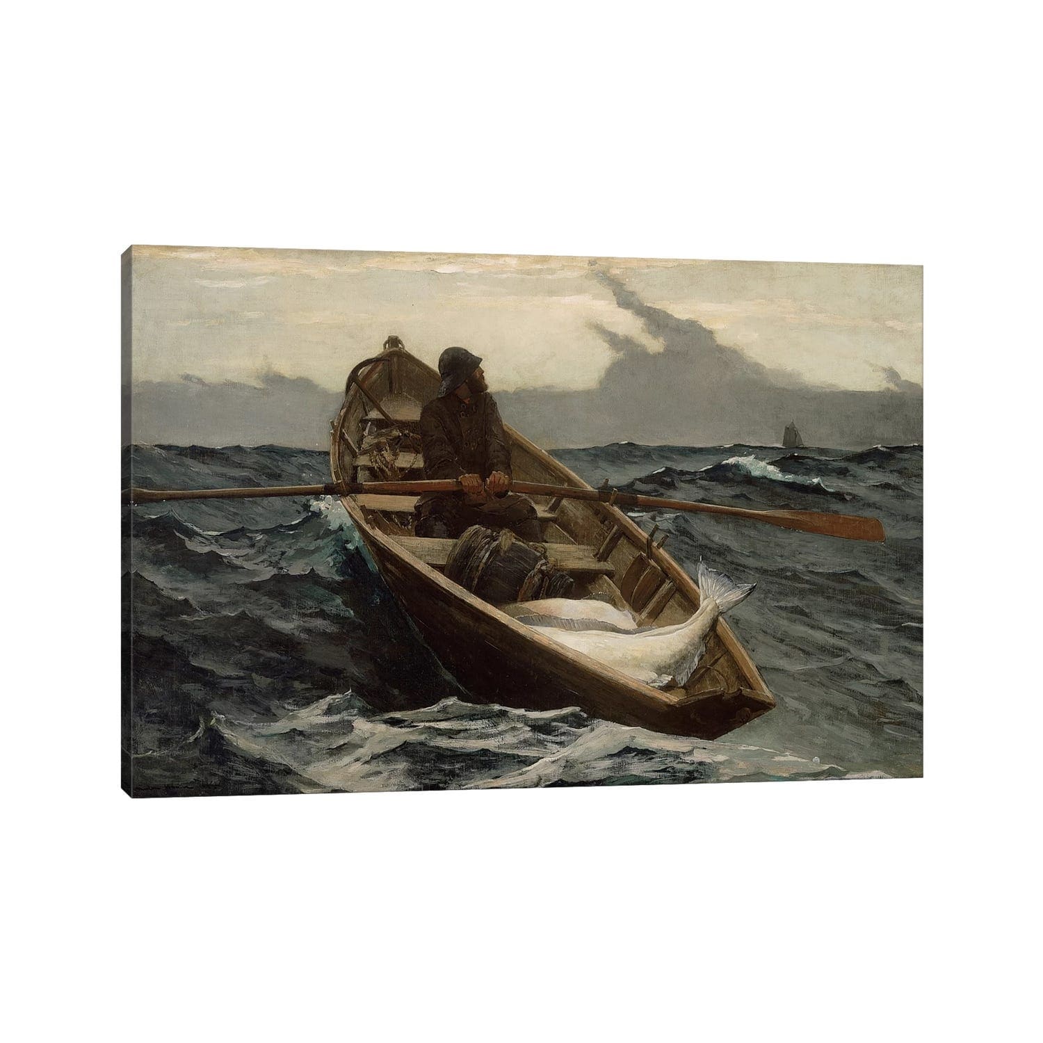 Icanvas The Fog Warning By Winslow Homer Canvas Print