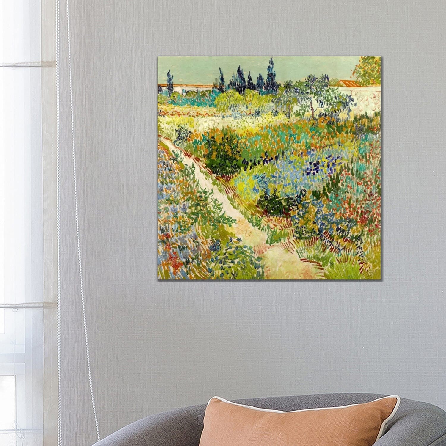 Icanvas The Garden At Arles By Vincent Van Gogh Canvas Print