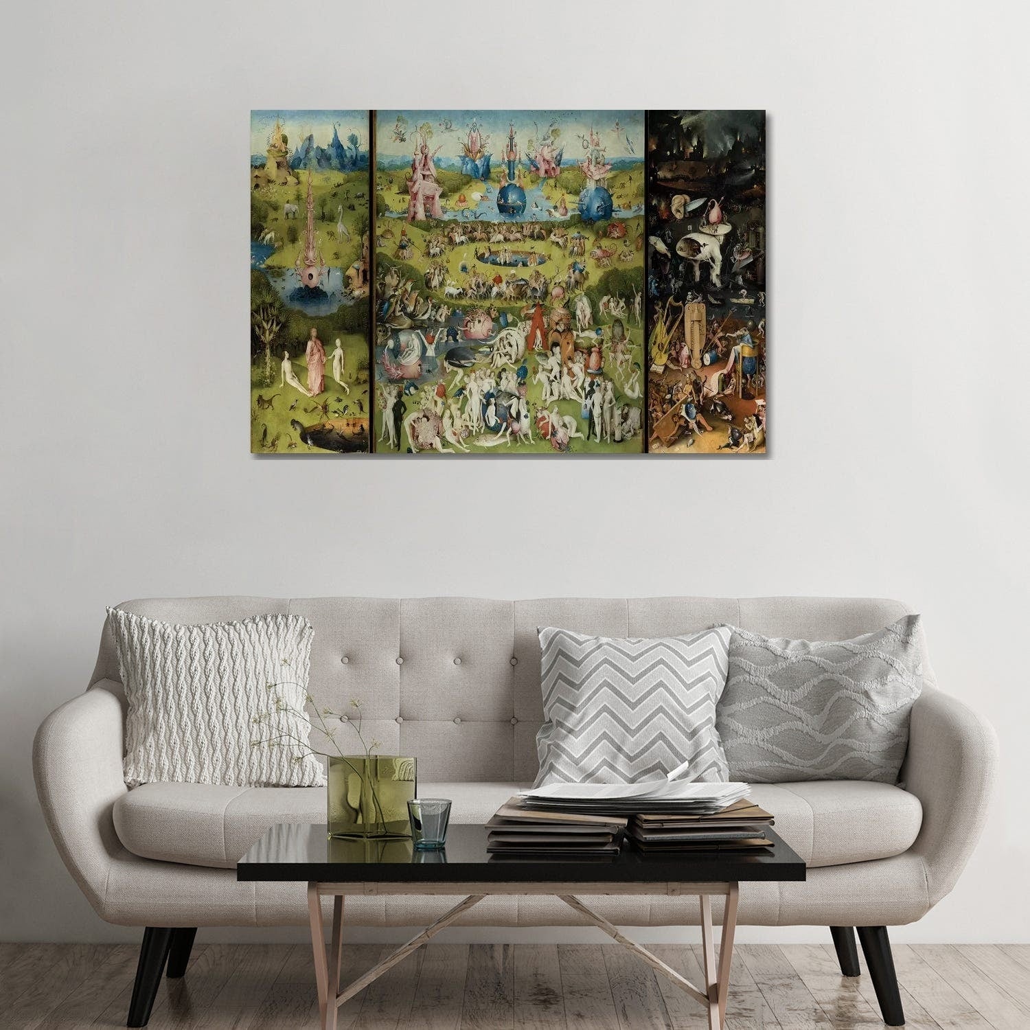 Icanvas The Garden Of Earthly Delights By Hieronymus Bosch Canvas Print Wall Art