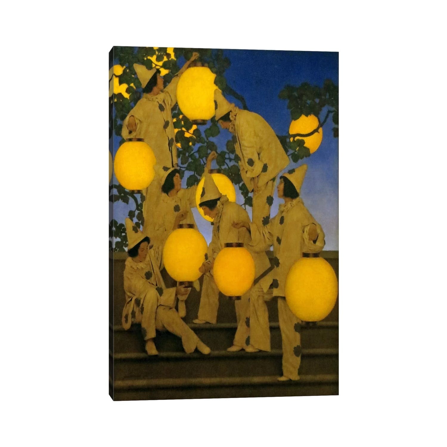 Icanvas The Lantern Bearers By Maxfield Parrish Canvas Print