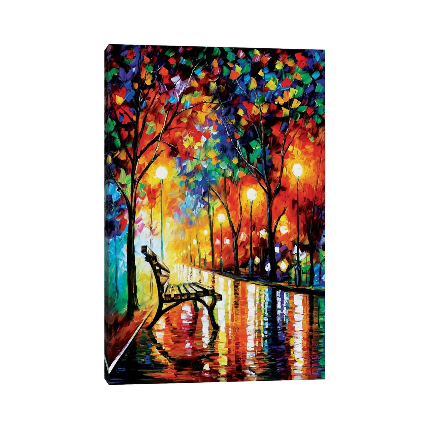 Icanvas The Loneliness Of Autumn By Leonid Afremov Canvas Print