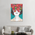 Icanvas Rose Tinted Glasses By Laura Graves Canvas Print