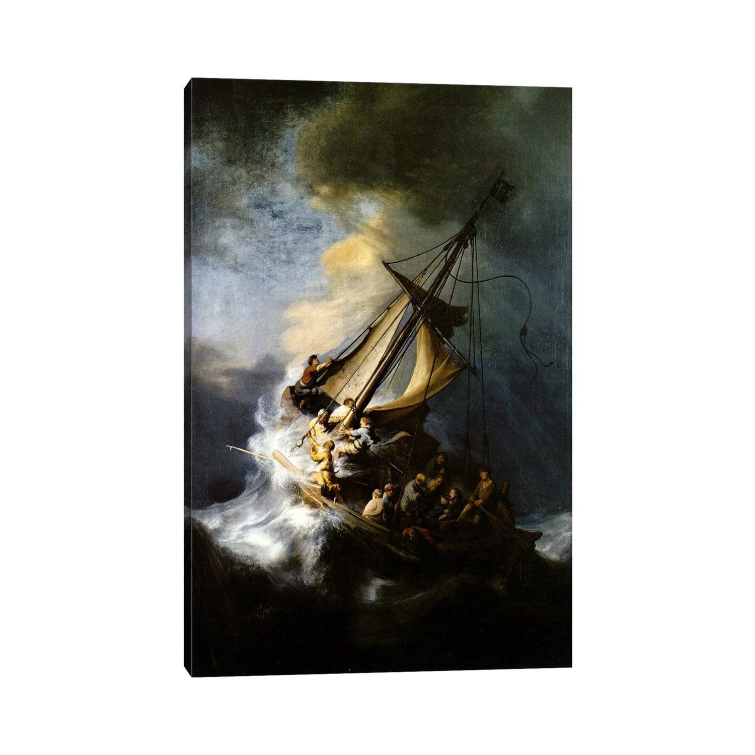 Icanvas The Storm On The Sea Of Galilee By Rembrandt Van Rijn Canvas Print