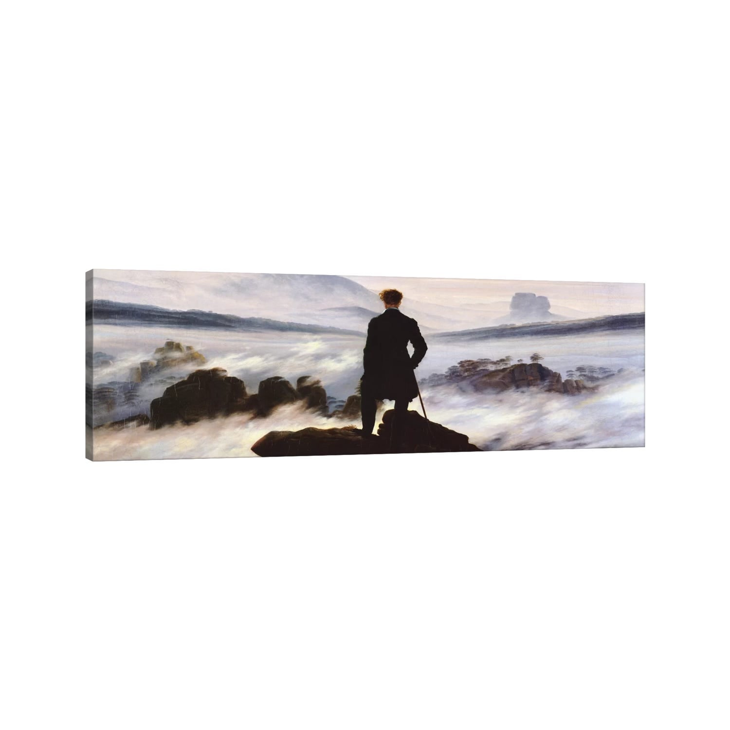 Icanvas Art Caspar David Friedrich The Wanderer Above The Sea Of Fog Canvas Print Wall Art