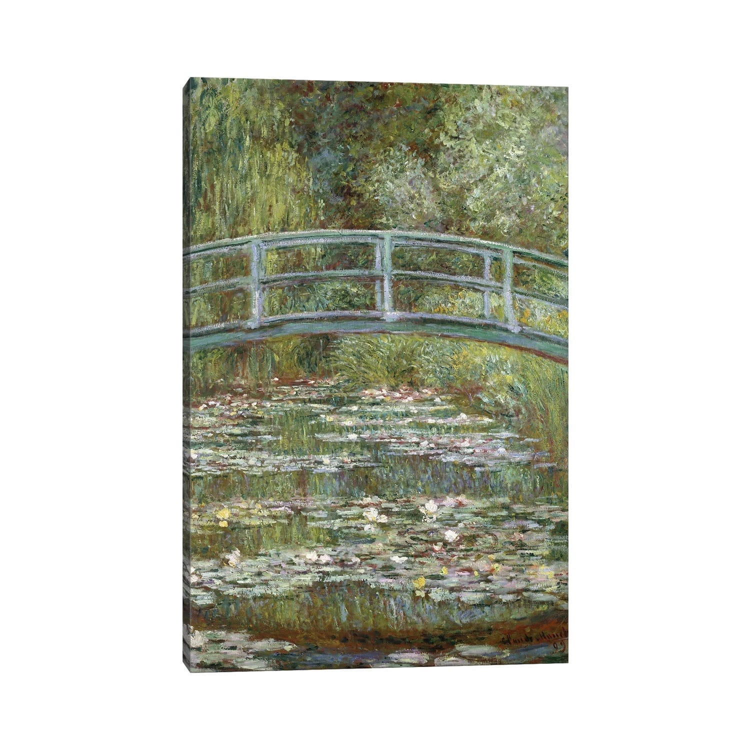 Icanvas The Water Lily Pond 1899 By Claude Monet Canvas Print