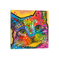 Icanvas Tilt Cat By Dean Russo Canvas Print