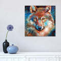 Icanvas Timber Wolf Abstract By Marcia Baldwin Canvas Print