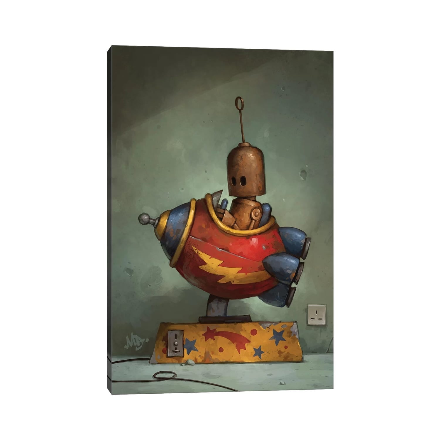 Icanvas To Boldly Go By Matt Dixon Gallery Wrapped Canvas Print