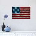 Icanvas Us Constitution American Flag Wood Boards By Icanvas Canvas Print
