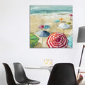 Icanvas Umbrella Beach Ii By Carol Robinson Gallery Wrapped Canvas Print