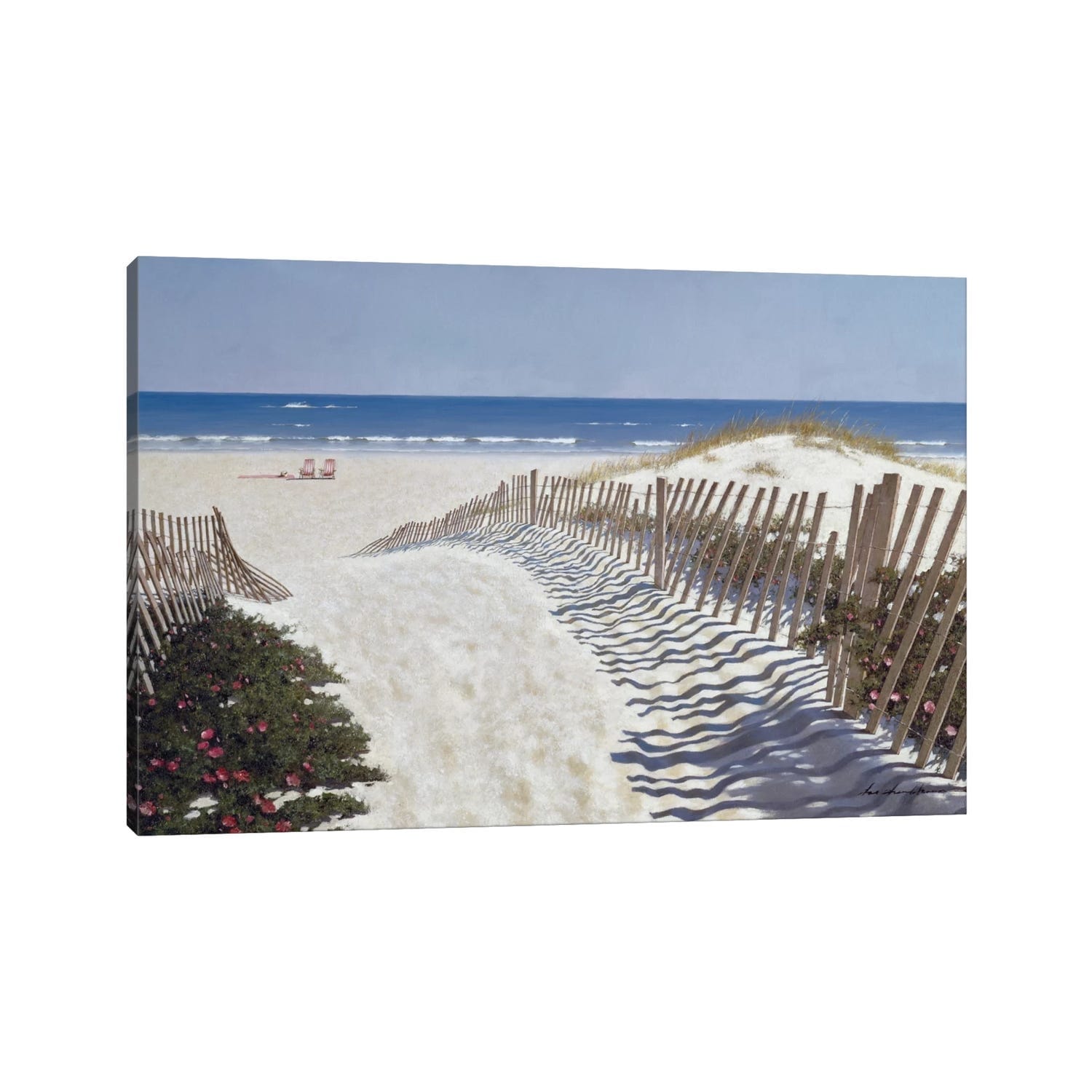 Icanvas Walk To The Beach By Zhen Huan Lu Canvas Print
