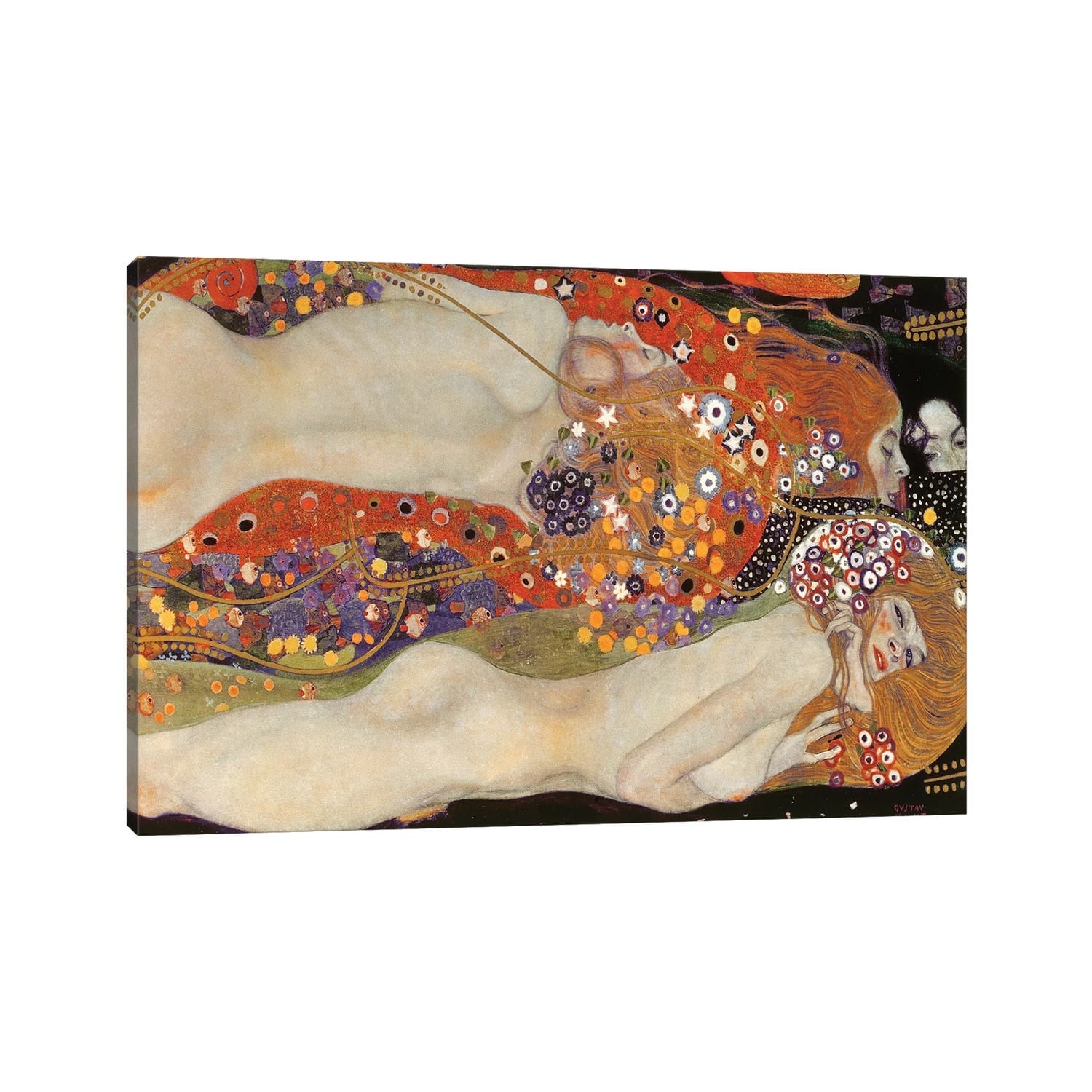 Icanvas Water Serpents Ii 1904 07 By Gustav Klimt