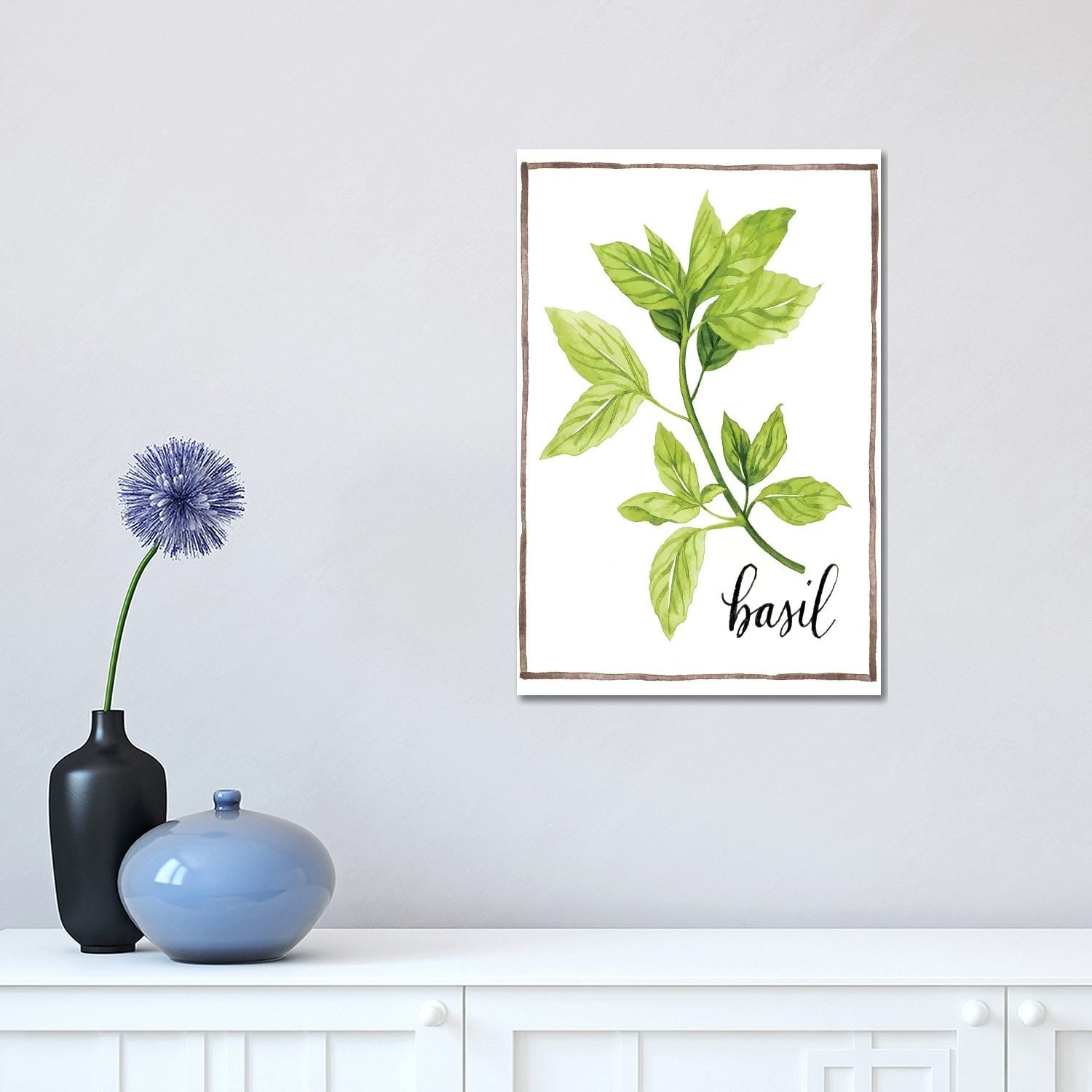 Icanvas Watercolor Herbs I By Grace Popp Canvas Print
