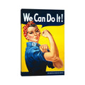 Icanvas We Can Do It Rosie The Riveter Poster By J. Howard Miller Canvas Print